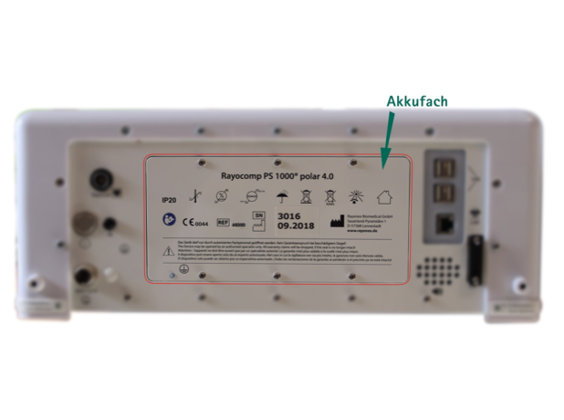 瑞優康PS 1000極化型4.0專用電池